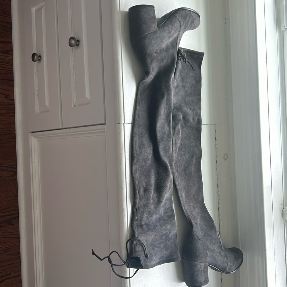 Stuart Weitzman suede over the knee boots